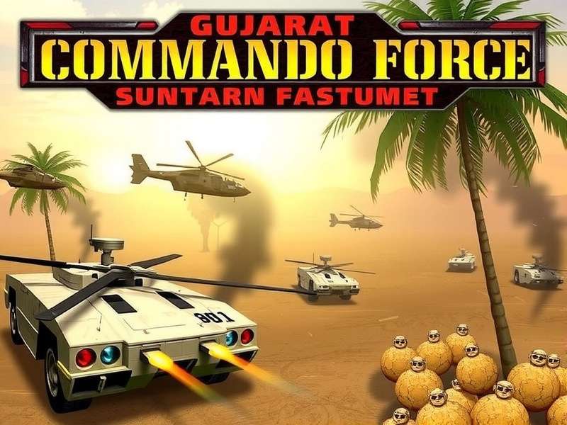 Gujarat Commando Force Game Cover Art Gujarat Commando Force Game Cover